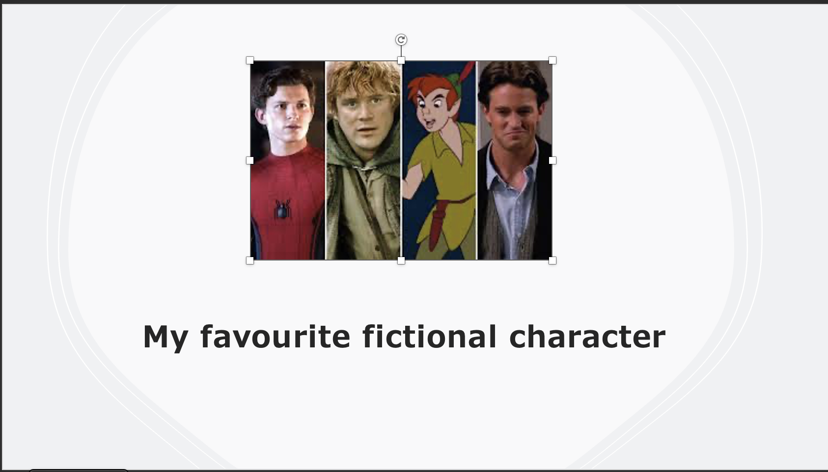 My Favourite Fictional Characters